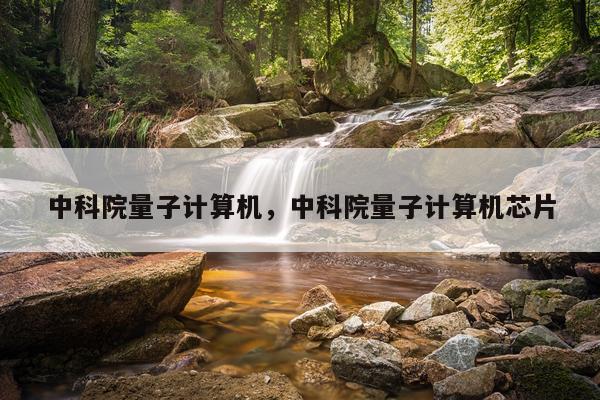 中科院量子计算机，中科院量子计算机芯片