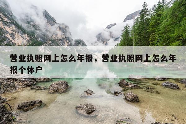 营业执照网上怎么年报，营业执照网上怎么年报个体户