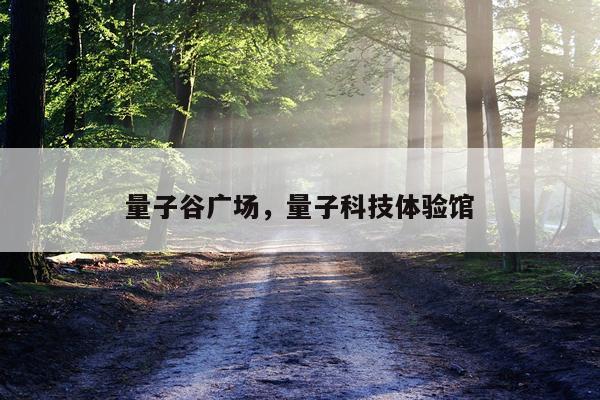 量子谷广场，量子科技体验馆