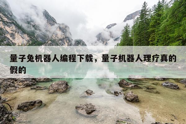 量子兔机器人编程下载，量子机器人理疗真的假的