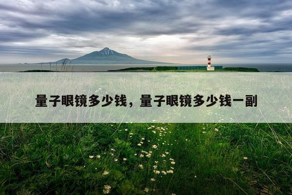 量子眼镜多少钱，量子眼镜多少钱一副