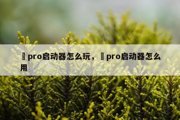 澪pro启动器怎么玩，澪pro启动器怎么用