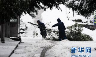 湖南暴雪已造成1万余人受灾